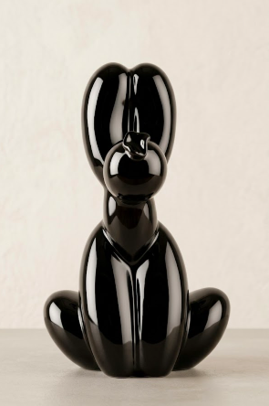 balloon hond - dierenurn - urn rememberme webshop - dieren urn zwart